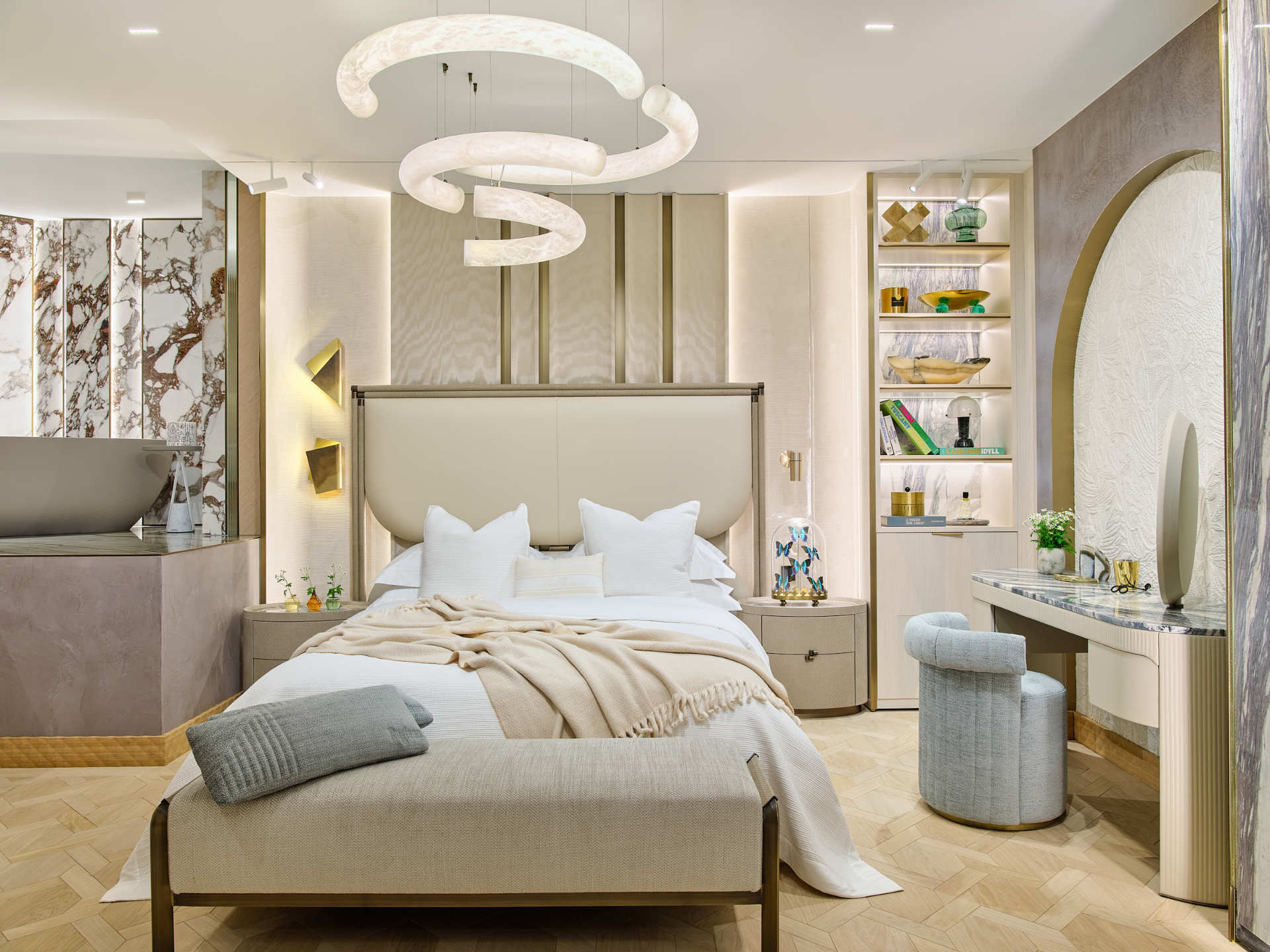 Faura showroom bedroom suite, Westminster London