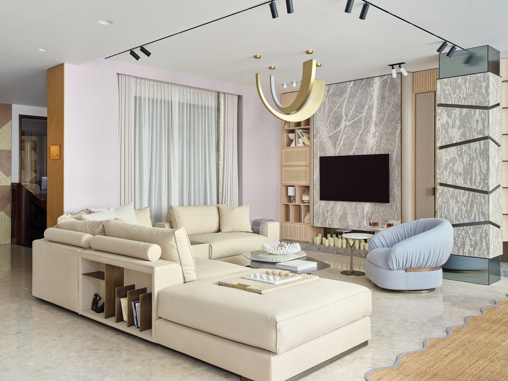 Faura showroom living area, Westminster London