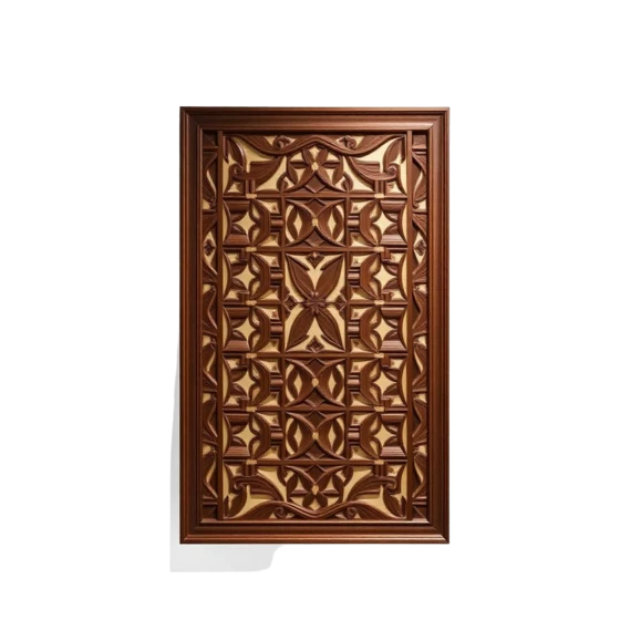 Laurameroni carved walnut panel